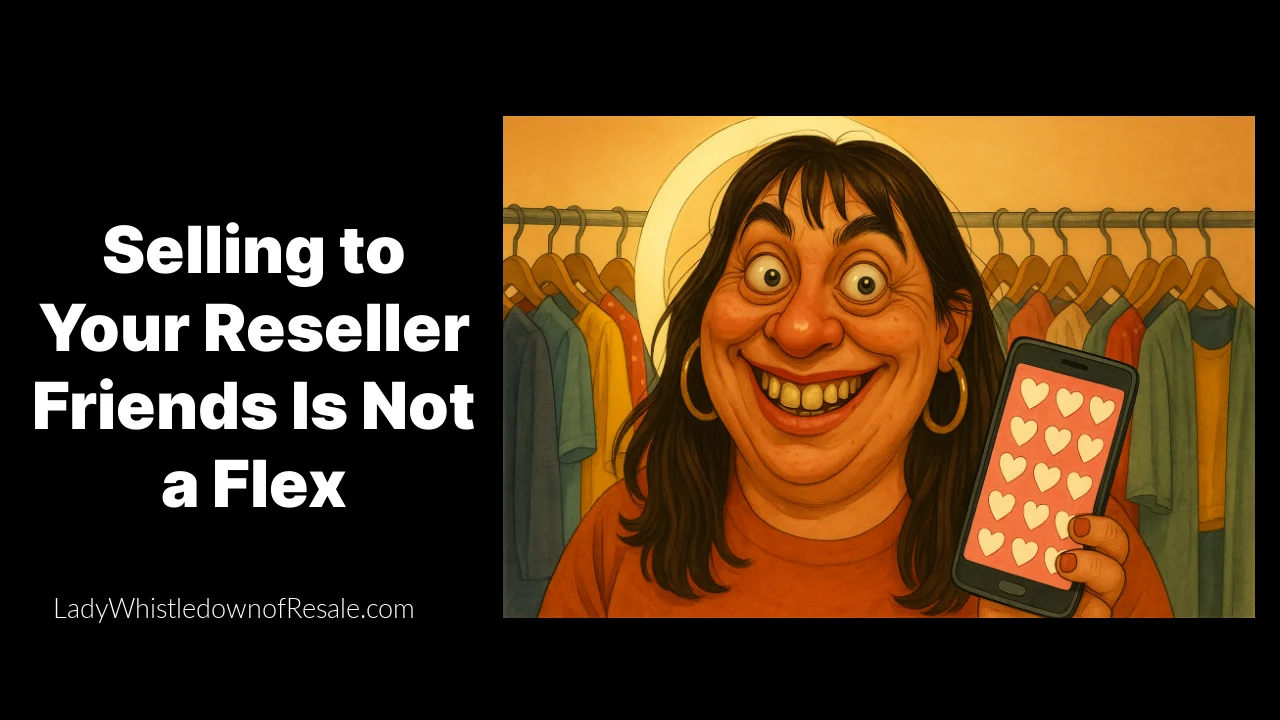 Selling to Your Reseller Friends Is Not a Flex